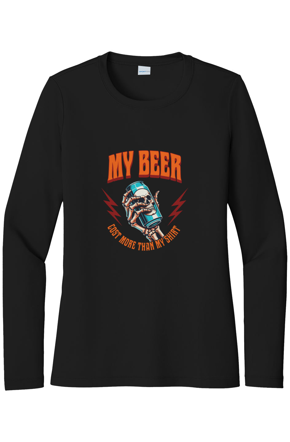 Womens Expensive Beer UV LS Tee