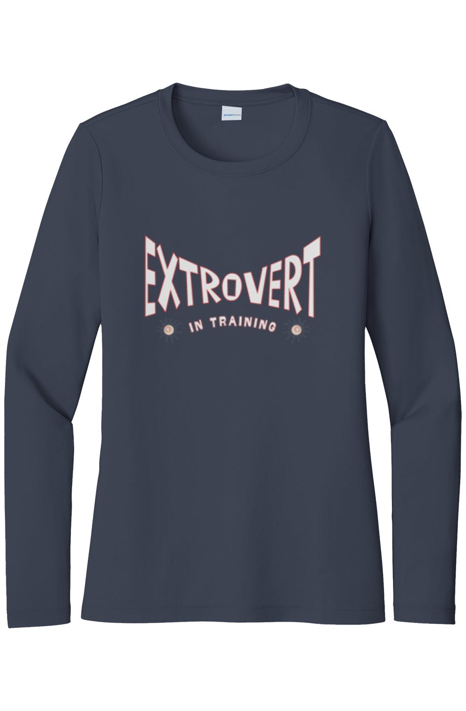 Womens "Extrovert in Training" UV LS Tee