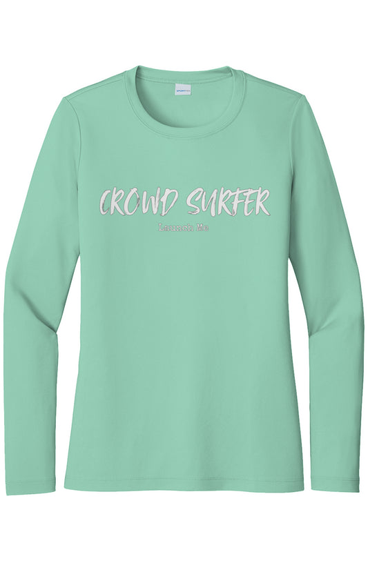 Womens "Crowd Surfer" UV LS Tee