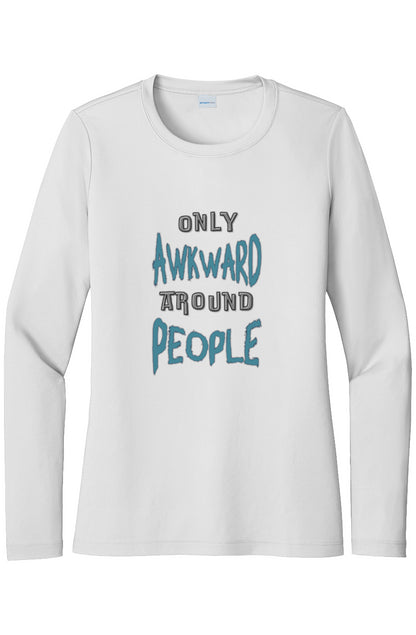 Womens "Awkward" UV LS Tee