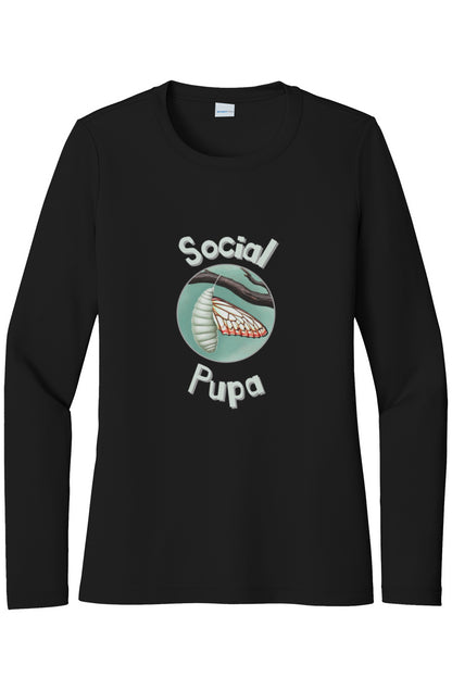 Womens "Social Pupa" UV LS Tee