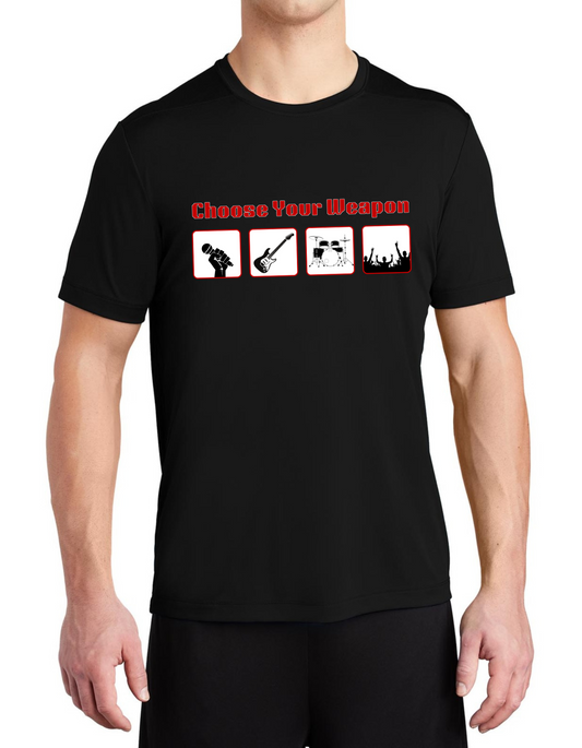 Mens "Choose Your Weapon" Gamer UV Short Sleeve