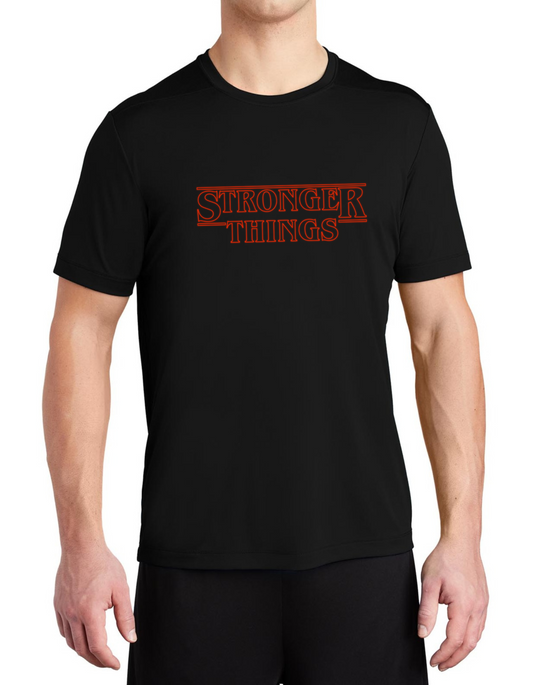 Mens "Stronger Things" UV Short Sleeve