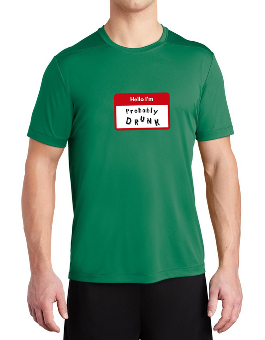 Mens "Drunk" UV Short Sleeve