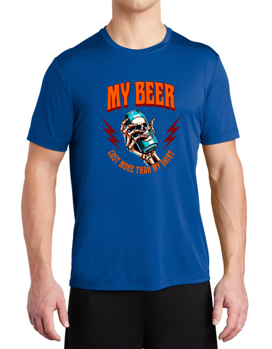 Mens Expensive Beer UV Short Sleeve