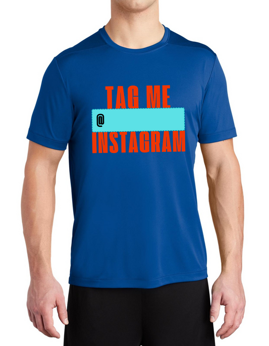 Mens "Tag Me" UV Short Sleeve