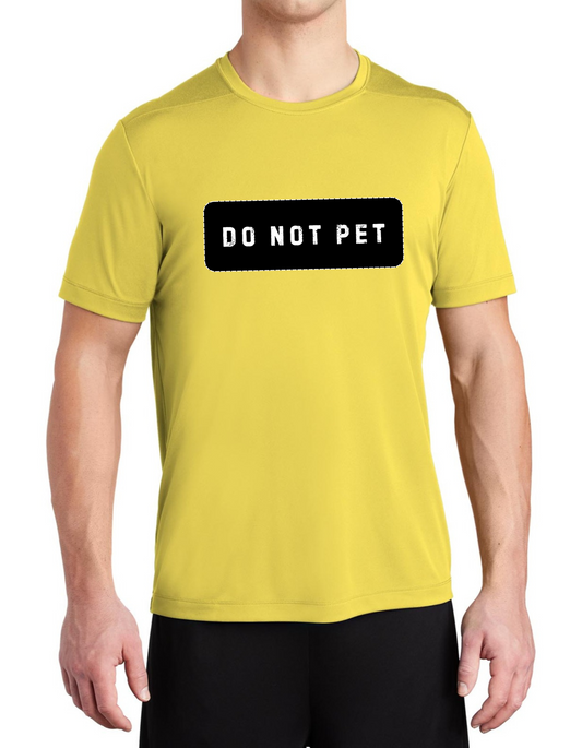 Mens "Do Not Pet" UV Short Sleeve